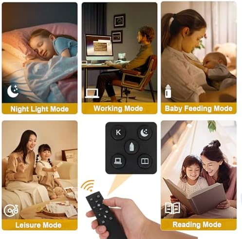 Bogenlampe Wohnzimmer im Boho-Stil mit Rattan-Schirm, dimmbar & fernbedienbar für Schlafzimmer und Büro, vintage Schwarz