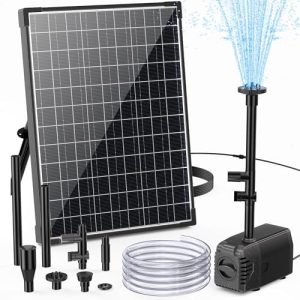 Biling Solar Teichpumpe 20W mit Filter – Effiziente 875 L/H für Gartenbrunnen und Teichgestaltung